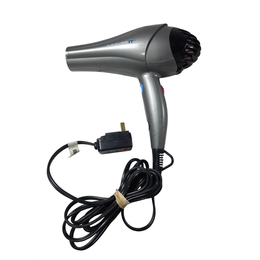 BaBylissPRO TT Tourmaline Titanium Hair‎ Dryer Grey Professional BPTT5585